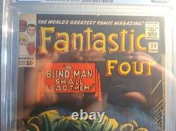 Fantastic Four #39, CGC 8.0, Daredevil and Dr. Doom! Stan Lee And Kirby