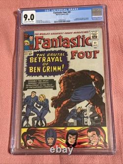 Fantastic Four #41, CGC 9.0, Frightful Four Appearance, Marvel 1965