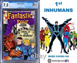 Fantastic Four 45 1965 Marvel Comics 1st Appearance INHUMANS CGC 7.5 White Pages