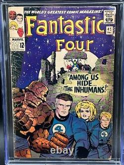 Fantastic Four #45 CGC 3.0 1965 1st App Inhumans Stan Lee & Jack Kirby