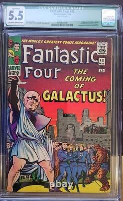 Fantastic Four #48 (1966) CGC 5.5 KEY 1st Silver Surfer & Galactus