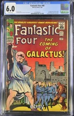 Fantastic Four #48 1966 CGC 6.0 1st appearance of Silver Surfer + Galactus