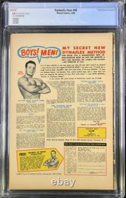 Fantastic Four #48 1966 CGC 6.0 1st appearance of Silver Surfer + Galactus