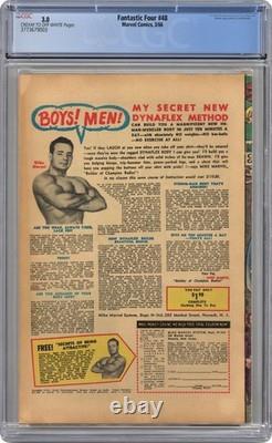Fantastic Four #48 CGC 3.0 1966 3773679003 1st app. Galactus, Silver Surfer