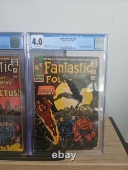 Fantastic Four #48 CGC 5.5 And Fantastic Four 52 CGC 4.0 Combo Deal! Fire