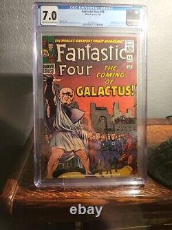 Fantastic Four 48 CGC 7.0 1ST Silver Surfer 1ST Cameo Galactus STAN LEE KIRBY