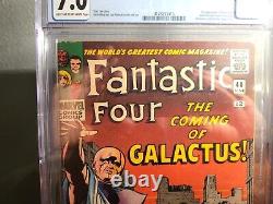 Fantastic Four 48 CGC 7.0 1ST Silver Surfer 1ST Cameo Galactus STAN LEE KIRBY