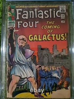 Fantastic Four 48 Cgc 1.0 3/66 1st App Of Silver Surfer & Galactus Stan Lee
