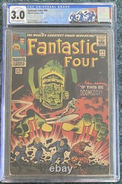 Fantastic Four #49 (1966) Cgc 3.0 Galactus & Silver Surfer! Cover Homage Label