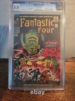 Fantastic Four #49 CGC 5.0,1st Appearance Of GALACTUS! Stan Lee, Kirby