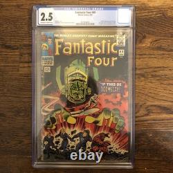 Fantastic Four 49 Key Galactus Silver Surfer CGC 2.5 Off-White To WHITE Pages