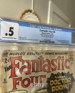 Fantastic Four #5 COMPLETE CGC 1st Dr. DOOM