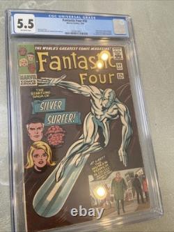 Fantastic Four #50 (1966, Marvel) CGC 5.5 Silver Surfer, Galactus