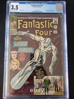 Fantastic Four #50 CGC 3.5 1966 4638841003 Silver Surfer Galactus