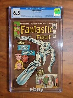 Fantastic Four #50 (Marvel 1966) Silver Surfer Galactus CGC 6.5