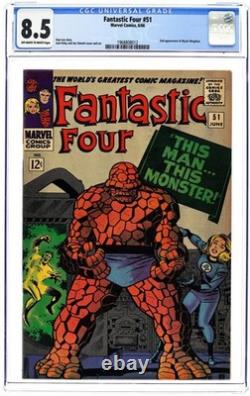 Fantastic Four #51 CGC 8.5 1966 1968808012
