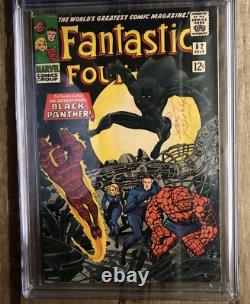 Fantastic Four #52 1st App of the Black Panther Key Issue CGC 3.5 1966