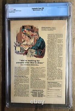 Fantastic Four #52 1st App of the Black Panther Key Issue CGC 3.5 1966