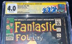 Fantastic Four #52 1st Black Panther Comic Book Signed Autograph Stan Lee CGC