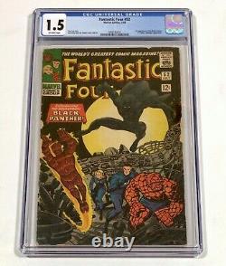 Fantastic Four #52 CGC 1.5 BIG KEY! (1st Black Panther!) 1966 Marvel Comics