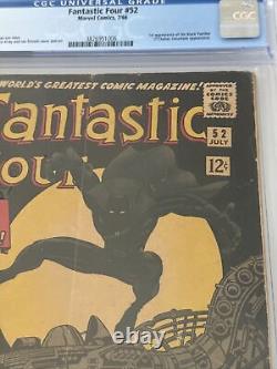 Fantastic Four #52 CGC 4.5 Off-White Pages 1st Appearance of the Black Panther