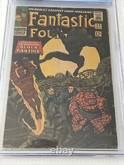 Fantastic Four #52 CGC 4.5 Off-White Pages 1st Appearance of the Black Panther