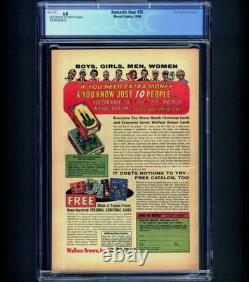 Fantastic Four #55 CGC 6.0 Thing vs Silver Surfer 1966 Galactus Marvel Comics