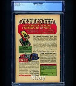 Fantastic Four #55 CGC 7.0 Thing vs Silver Surfer Classic Cover 1966 Galactus