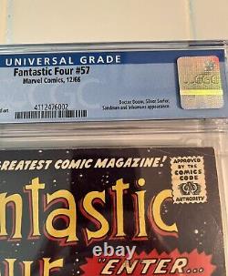 Fantastic Four 57 CGC 5.0 Doctor Doom! Silver Surfer! Fresh from the CGC