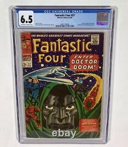 Fantastic Four #57 CGC 6.5 (Doctor Doom, Silver Surfer, Inhumans!) 1966 Marvel