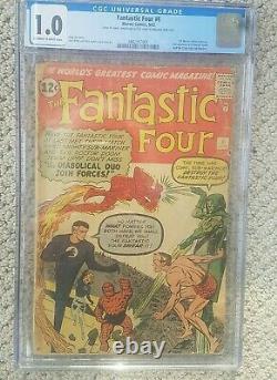 Fantastic Four 6 CGC 1.0 complete with no missing pages or cutouts