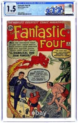Fantastic Four #6 CGC 1.5 1962 3991738005