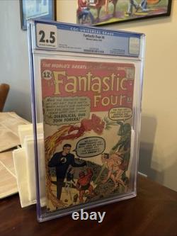 Fantastic Four #6 CGC 2.5 1st Marvel Villain Team Up 2nd Appearance Dr. Doom