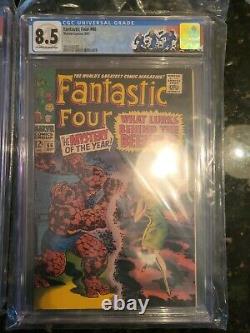Fantastic Four #66 Cgc 8.5 1967 Origin Of Him/ Adam Warlock Stan Lee