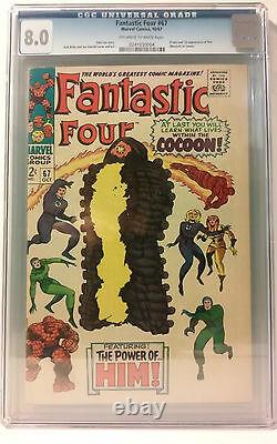 Fantastic Four #67 CGC 8.0 (1967, Marvel) first appearance of Warlock
