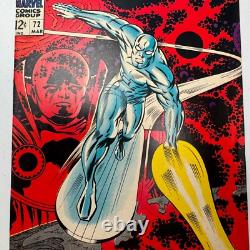 Fantastic Four #72 CGC VF+ 8.5 Silver Surfer Watcher Stan Lee Jack Kirby