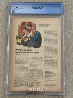 Fantastic Four #72 (Marvel Comics March 1968) CGC 6.5
