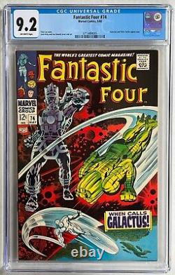 Fantastic Four #74 CGC 9.2 (1968) Jack Kirby/Stan Lee! Galactus/Silver Surfer