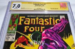 Fantastic Four #76 CGC SS Signature Autograph STAN LEE Silver Surfer Galactus