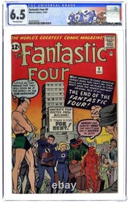 Fantastic Four #9 CGC 6.5 1962 4548292002