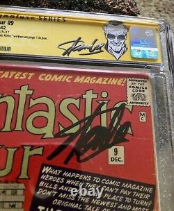 Fantastic Four #9 Signed By Stan Lee & Jack Kirby Slab Has Been Cracked