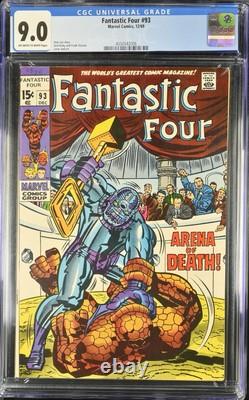 Fantastic Four #93 CGC 9.0