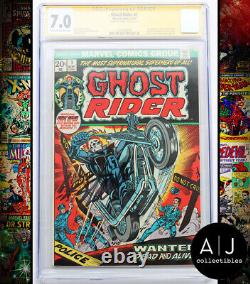 Ghost Rider #1 FN/VF 7.0 (Marvel) CGC Signature Series Signed Stan Lee