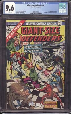 Giant Size Defenders #3 1st Korvac CGC 9.6 NM/M Gem NM+ Stan Lee MCU First App
