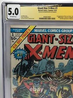 Giant Size X-Men #1 CGC 5.0 Signed Stan Lee 1975 1st App. Nightcrawler 1 of 29