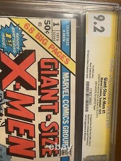 Giant Size Xmen #1 Cgc 9.2 Oww Ss Stan Lee & Len Wein! Major High Grade Key