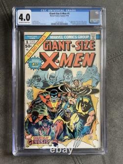 Giant-size X-men 1 CGC 4.0 Must Have Marvel 1975 Storm Nightcrawler Stan Lee