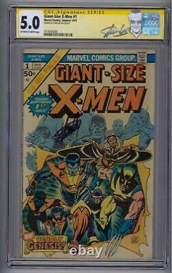 Giant-size X-men #1 Ss Cgc 5.5 1st App New X-men 2nd Full App Wolverine Stan Lee