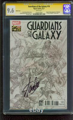 Guardians of Galaxy 1 CGC SS 9.6 Stan Lee Alex Ross Sketch Variant 10/14