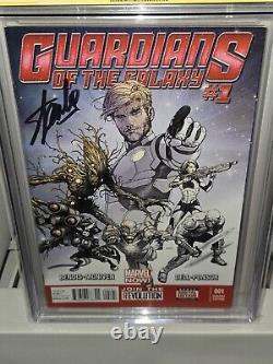 Guardians of the Galaxy #1 CGC SS Signature Signed STAN LEE Launch Party Variant